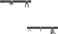 Garage Storage Utility Hooks 7 Piece Black All in One Rail Hook Kit