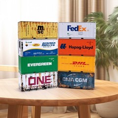 Mini Metal Storage Tin Box Small Desktop Container Case Cute Creative Desk Gift