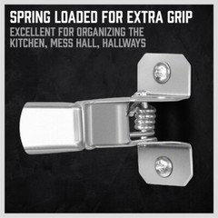 10 Pack Shovel Holder Wall Mount Garden Tool Organizer Broom Mop Spring Grip H-D