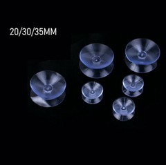 10pcs Double Sided Suction Cups 20/30/35mm Glass Table Fish Tank Clear Sucker