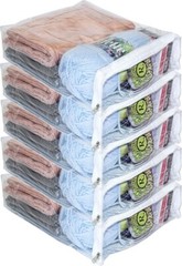 10 Pack ❤️ Clear Vinyl Zippered Storage Bags 9 1/2 x 11 1/2 x 3” Display Pocket