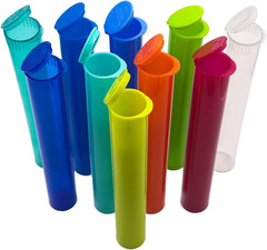 10 Pack Plastic Storage Tubes with Snap Lids – Airtight Waterproof Small Item Co
