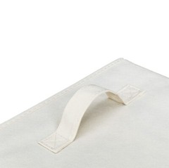 US 6pcs 11 inches High Quality Foldable Non-woven Fabrics Storage Boxes Beige