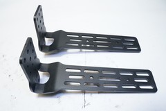 New Peakamper Pair Awning Mounting Brackets, Extended L-Brackets for Roof Rack