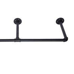 Clothing Rack Rustic Garment Hanging Industrial Pipe For Clothing Retail Store
