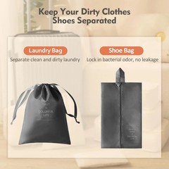 Packing Cubes for Travel- 8 Set Luggage Organizer Bags for Family, Mesh Breathab