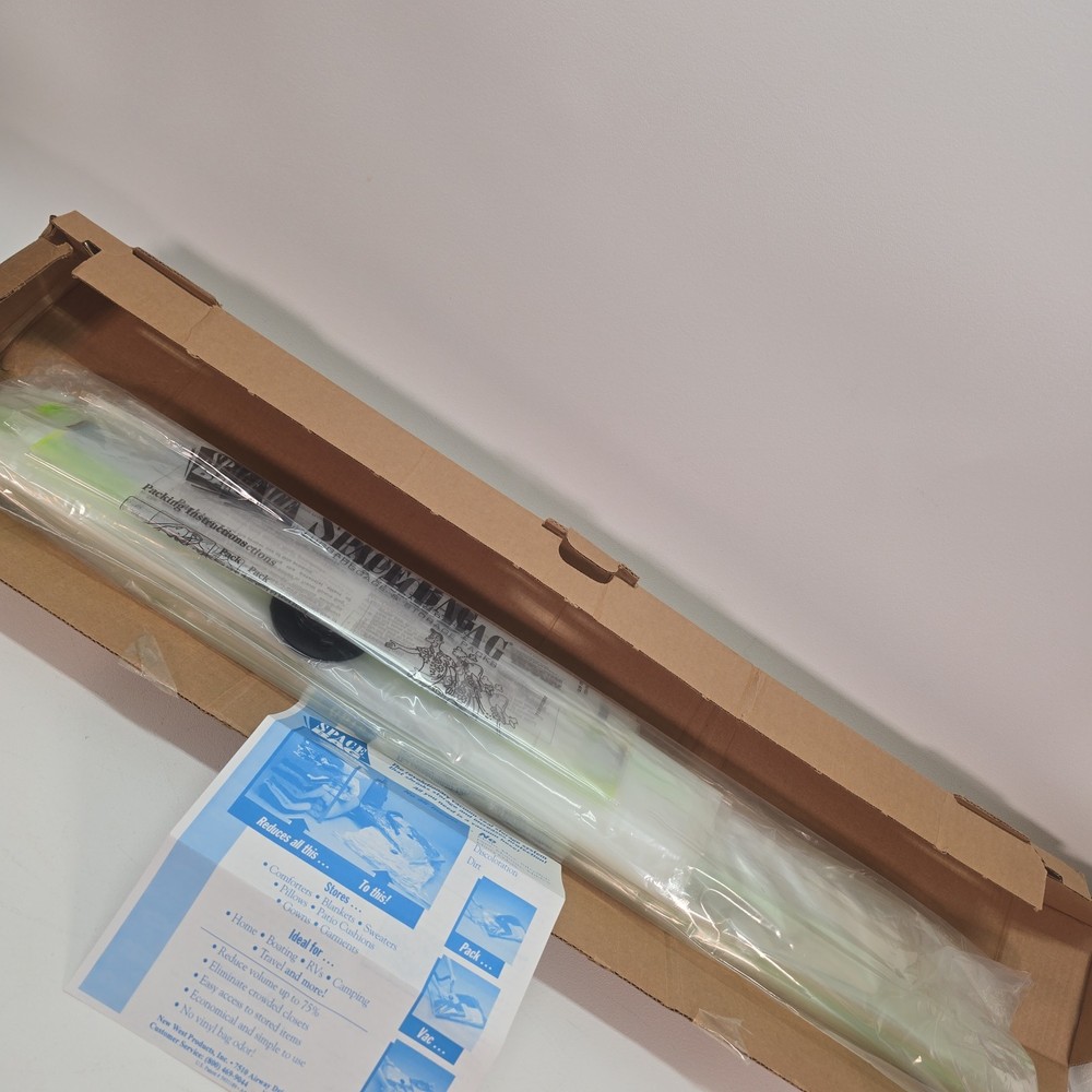 Space Bag Vacuum Seal Storage Space Saver Use w/Vacuum Cleaner 2 M 4LG & 2XL Bag