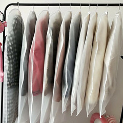 4× Garment Bags Clear Zipper Clothes Cover Closet Storage Bag For Coat Jacket US