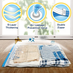 XXL Jumbo Vacuum Storage Bags, 47”X35” Extra Large Space Bags for Blanket, Bed