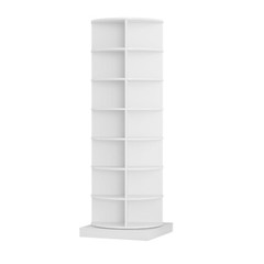 7 Tier Rotating Shoe Rack Tower 360° Spinning Shoe Display Carousel