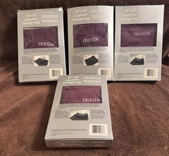4 Oneida Silver Storage Zip Bags Tarnish Proof Silver Keeper 3 Sizes READ