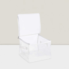 3-Pack Clear Zippered Organizers