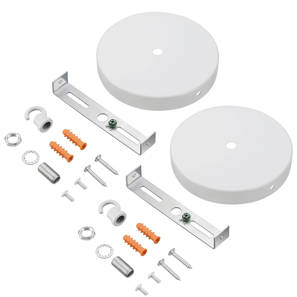 21510-22, Contemporary Chandelier & Light Fixture Canopy Kit w/Collar Hook, M…