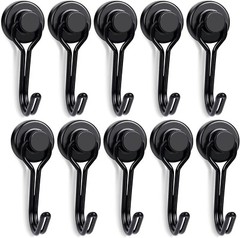 ALLNAT Magnetic Hooks Heavy Duty Strong Neodymium Swivel Swing Kitchen Magnets