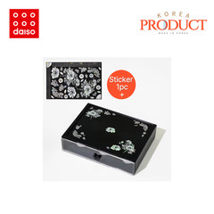 DAISO Traditional Mother-of-Pearl Sticker + 1 Drawer Chest Set DIY Stackable