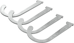 Universal Fit Gas Cylinder Accessory Hanger, 6 Multi-Purpose Hooks, 4-Point Lock