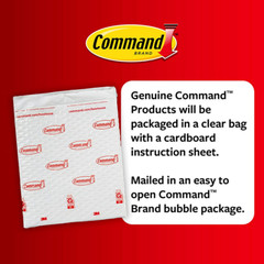 2 Packs 3M Command Medium Picture Hanging Strips Black Max 12 lb (Total 32 Pair)