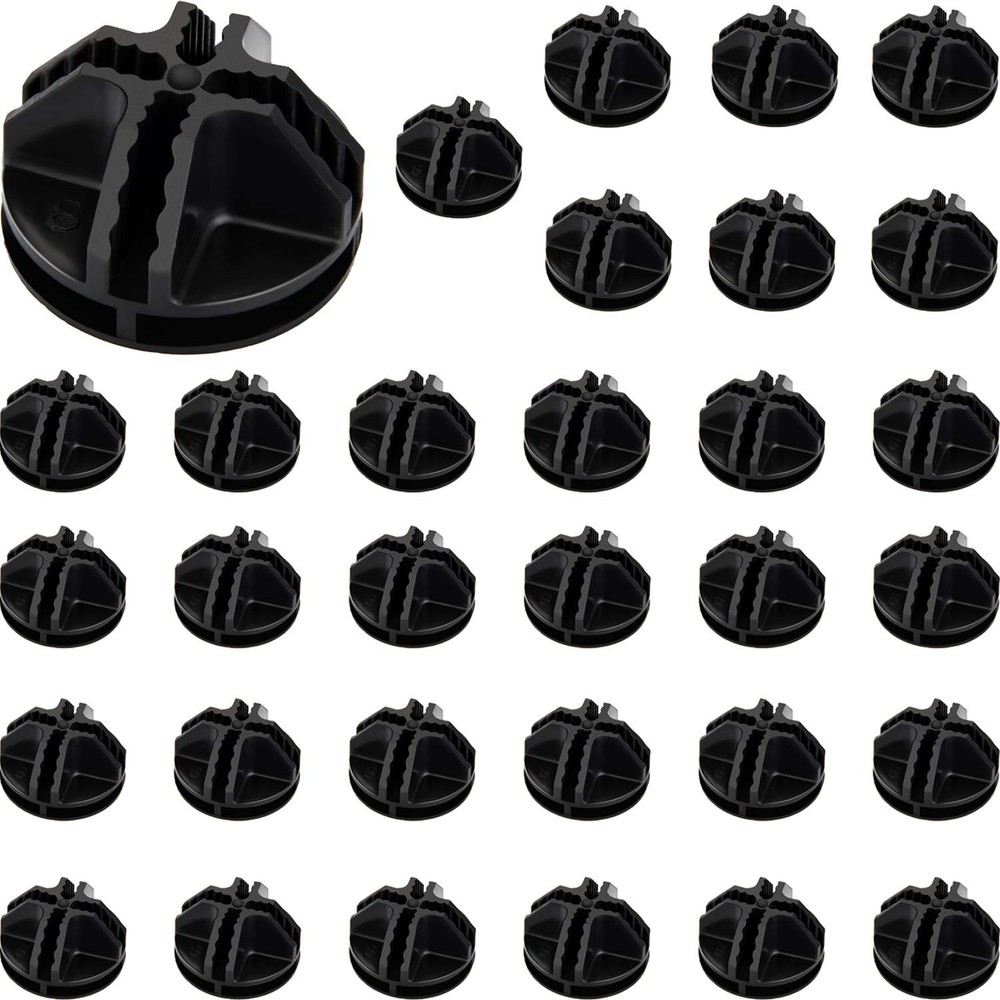 32 PCS Cube Connectors Storage Box Organizer Plastic Wire Organizer ABS Rack