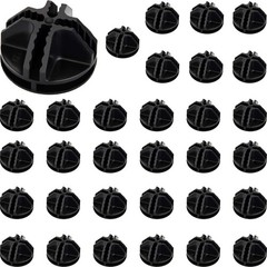 32 PCS Cube Connectors Storage Box Organizer Plastic Wire Organizer ABS Rack