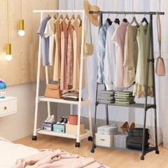 Heavy Duty Closet Organizer Metal Garment Rack Clothes Rack Hanger Storage Shoes