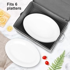 China Storage Containers Hard Shell 2 Pack, Platter Storage Case 17″ x 13″ x …