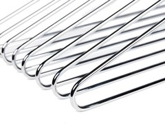 8 Heavy Duty Metal Suit Hanger Coat Hangers with Polished Chrome (Suit Coat H…
