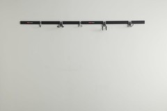 Fasttrack Garage Storage Utility Hooks 7 Piece Black All in One Rail Hook Kit &