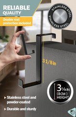 Menz Over The Door Hooks 10 Pack, 2-Sided Fits 1 3/8″ & 1 3/4″ Door