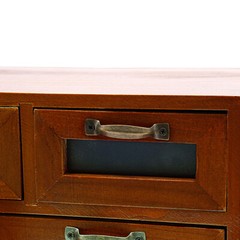 Vintage Small Wooden Desktop Storage Box Drawer Display Shelf Organizer Craft US