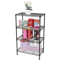 4-Tier Industrial Welded Wire Shelving, free ship, USA Warehouse, in stock