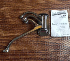 Liberty Hardware Hinged Triple Pronged Hook, Chrome, 1 pack