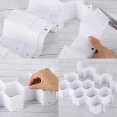 32Pcs Honeycomb Drawer Organizer Divider for Underwear Socks Bras Ties Belts …