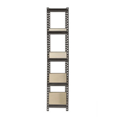 5-Shelf Steel Shelving, Silver-Vein, 12″ D X 30″ W X 60″ H