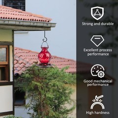 Screw Hooks – 6in Ceiling Hooks (4 Pcs), Ideal for Christmas Lights, Curtains…