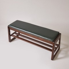 Shoe Storage Bench 39.37″ with Vegan Leather Seat, Lift Top & Shelves, Entryway