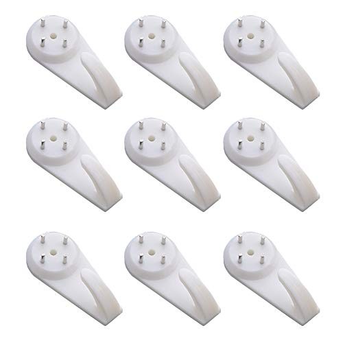 20PCS White Powerful Concrete Hard Wall Drywall Picture Medium (4 cm/1.57 in)