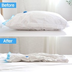 1/10 Pack Reusable Vacuum Storage Bags Space Saver for Clothes Blankets S/L/XL