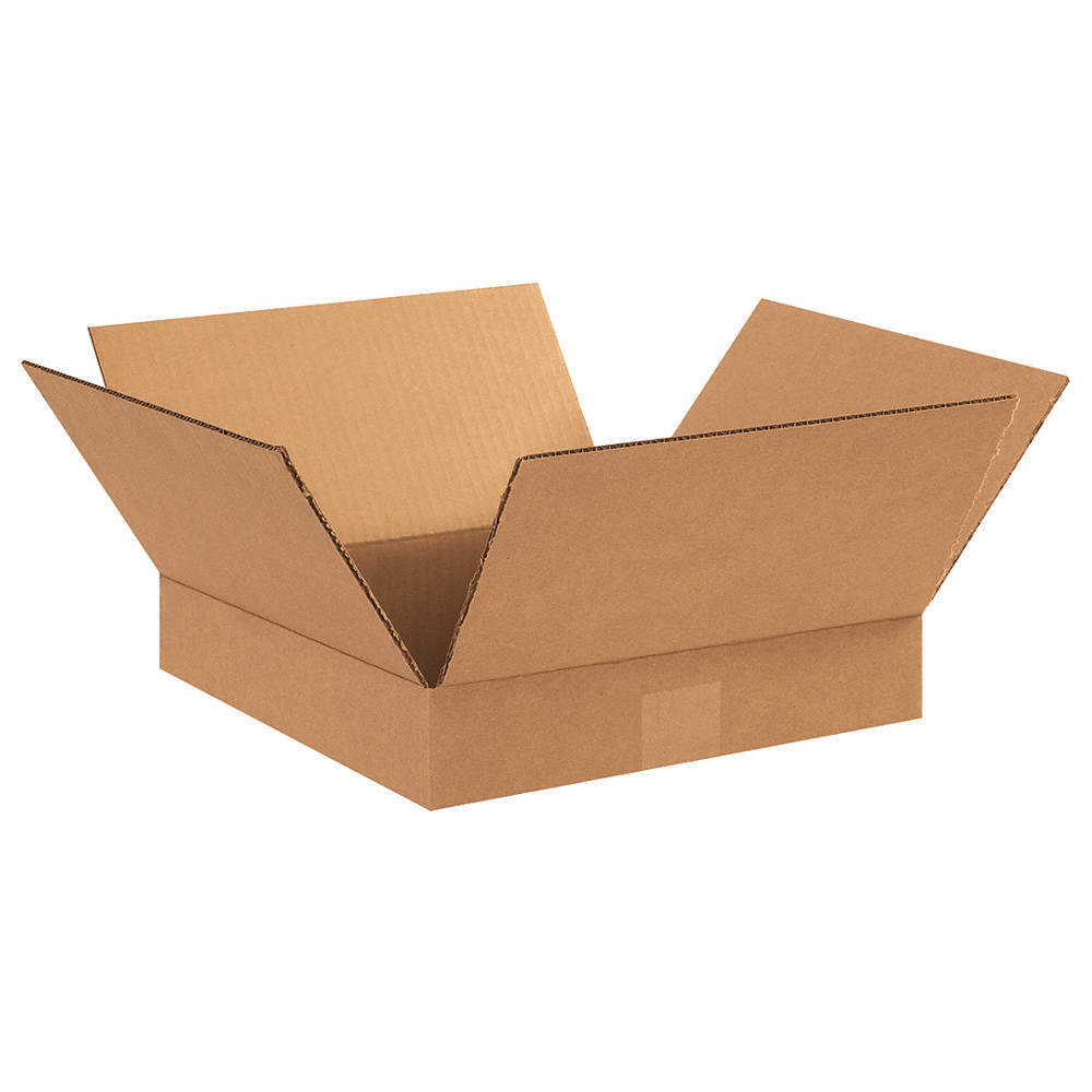GRAINGER APPROVED 55VG81 Shipping Box,12x12x2 in 55VG81 PK 25
