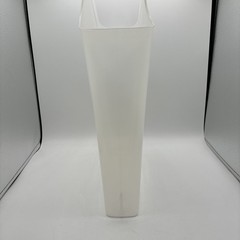 Set of 4 Rubbermaid Wrap n Craft Gift Bag Totes Clear Stackable Hanging 2003 USA