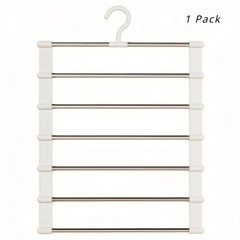 1pc Multi-Layer Folding Pants Hanger Non-Slip Closet Organizer Clip – NEW