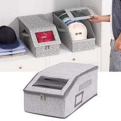Hat Storage Dust Bag Baseball Hat Cap Organizer Rack Zipper Cap Holder Bag 1-3X