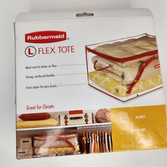 NEW Rubbermaid Flex Tote Flexible Storage 30 Gallon 27.5 x 16.5 x 5 Large