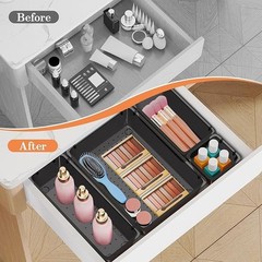 25PCS 4Size Plastic Drawer Organizer Set Versatile Organizer Tool Storage Bins
