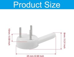50pc Traceless Hardwall Picture Hooks Concrete Cement Wall Hangers Small White 5