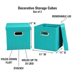 Household 11 inches (H) x 11.4 (W) x (D), Turquoise