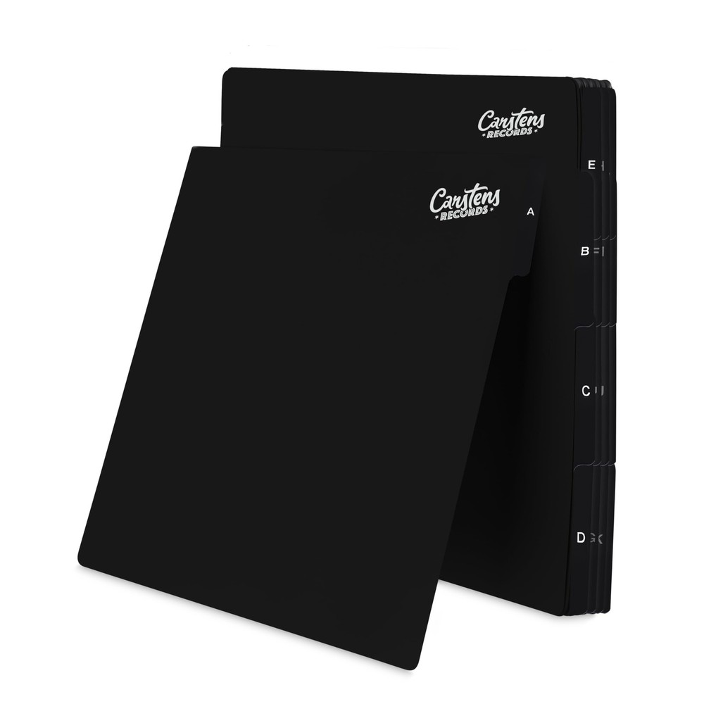 Heavy Duty Vinyl Album Dividers A-Z | Single Sided Printing | 12″ LP Organize…