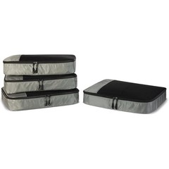 Set of 4 Packing Cubes for Travel Luggage Organizer with Double Zipper Mesh Top