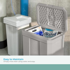 28 Gallon Heavy Duty Storage Box for Salt, Sand, Dirt & Outdoor Supplies