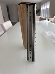 12” Side Mount Tie Rack Chrome