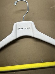 SARTORIO NAPOLI 16.5 Inch ” COAT /JACKET RESIN HANGER SET 3, one suit hanger